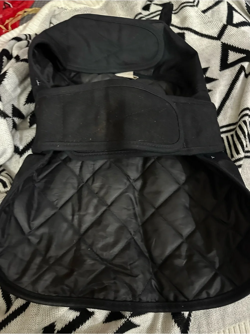 Carhartt Black Canvas Dog Vest with Brass-Accent Pockets